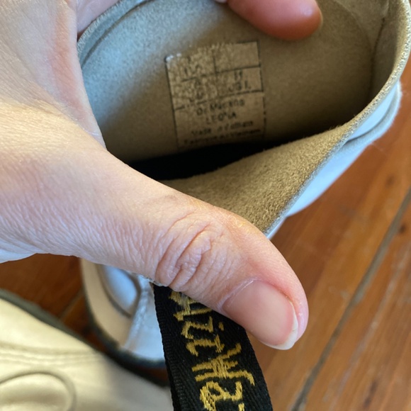 White Chunky Dr. Martens SZ11 - Picture 6 of 6